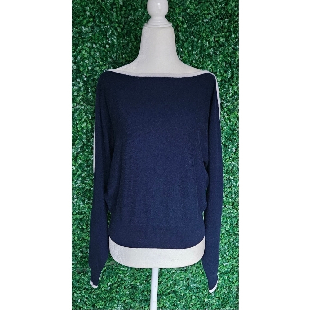 J. Crew Cashmere Contrast Stripe Sweater - Picture 9 of 10
